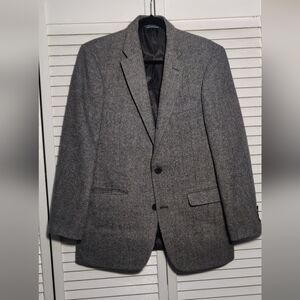 Tommy Hilfiger Grey Wool Blend Blazer